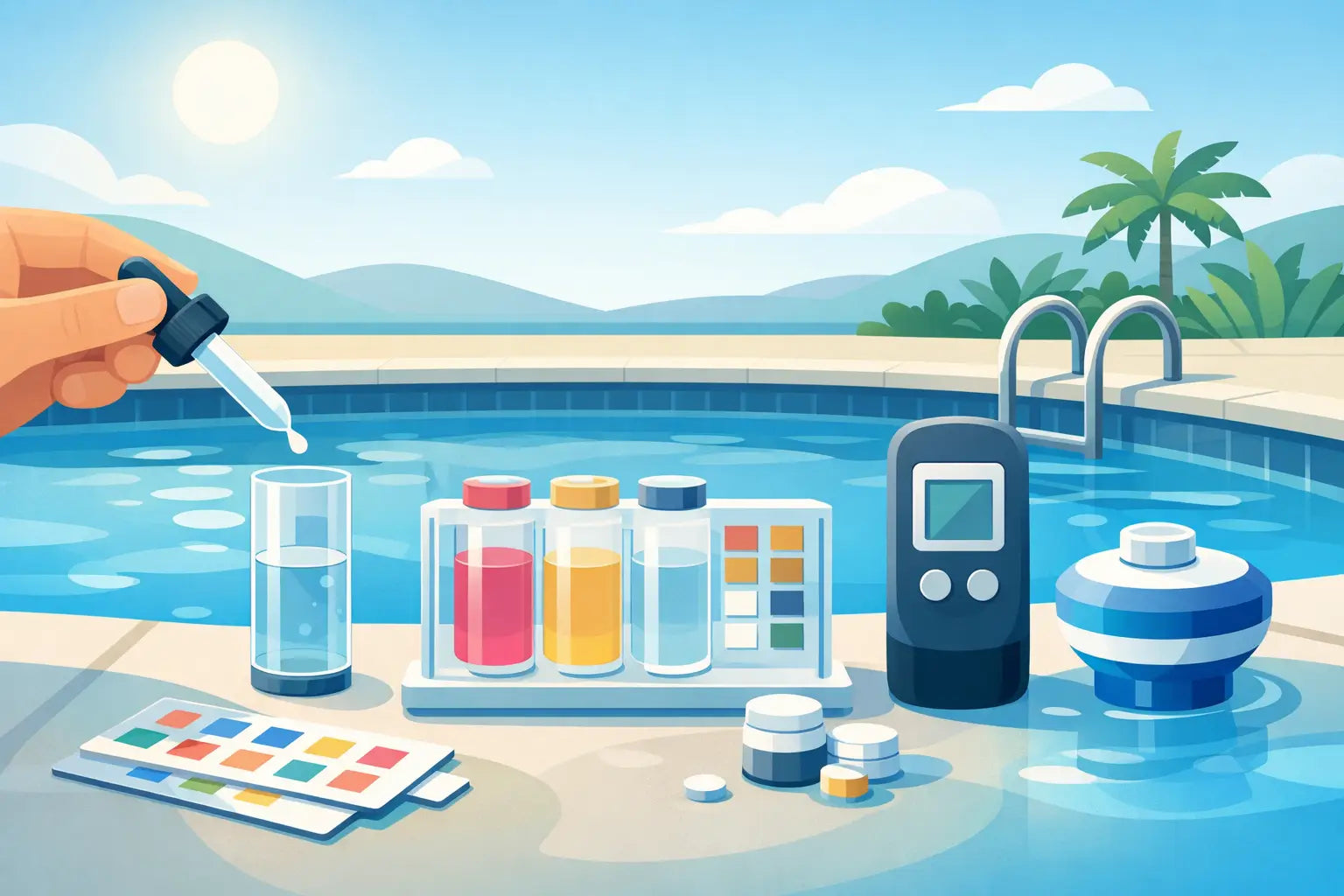 How to Test Pool Water the Right Way – MSP Supply