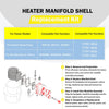 77707-0016 Fit for Manifold Replacement Kit Pool and Spa Heater - Durable and Efficient- Compatible with Mastertemp/Max-E-Therm 400 - Includes All Essential Parts