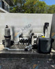 Jandy CS filter to the left 
Jandy spa air blower behind heater 
Jandy JXIQ to the right 