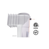 2" Socket x 2.5" Spigot White Pool Defender® Dual Port Skimmer - square crop