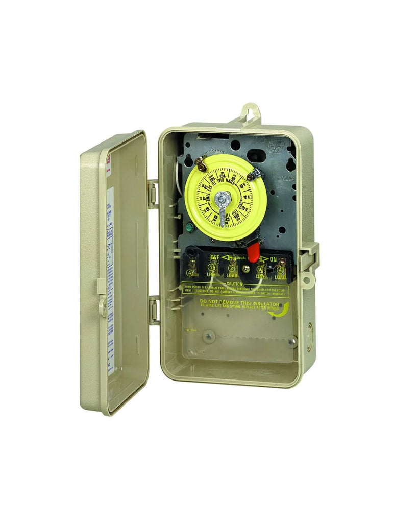 24-Hour Time Switch, DPST, 208-277V, Plastic Enclosure, and Pool/Spa Control. Intermatic