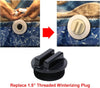 Black 1-1/2" Threaded Pool Filter Drain Plug Cap Winterizing Plug SP1022CBLK, 86202000, 190030, 27001-0022 with O-Ring for Pentair, Hayward, Sta-Rite Pool Filter Darin Plug (2 Pack)