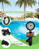 98209800 High Flow Manual Relief Valve with Pressure Gauge Replacement for Pool and Spa Filter 98209803