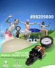 98209800 High Flow Manual Relief Valve with Pressure Gauge Replacement for Pool and Spa Filter 98209803