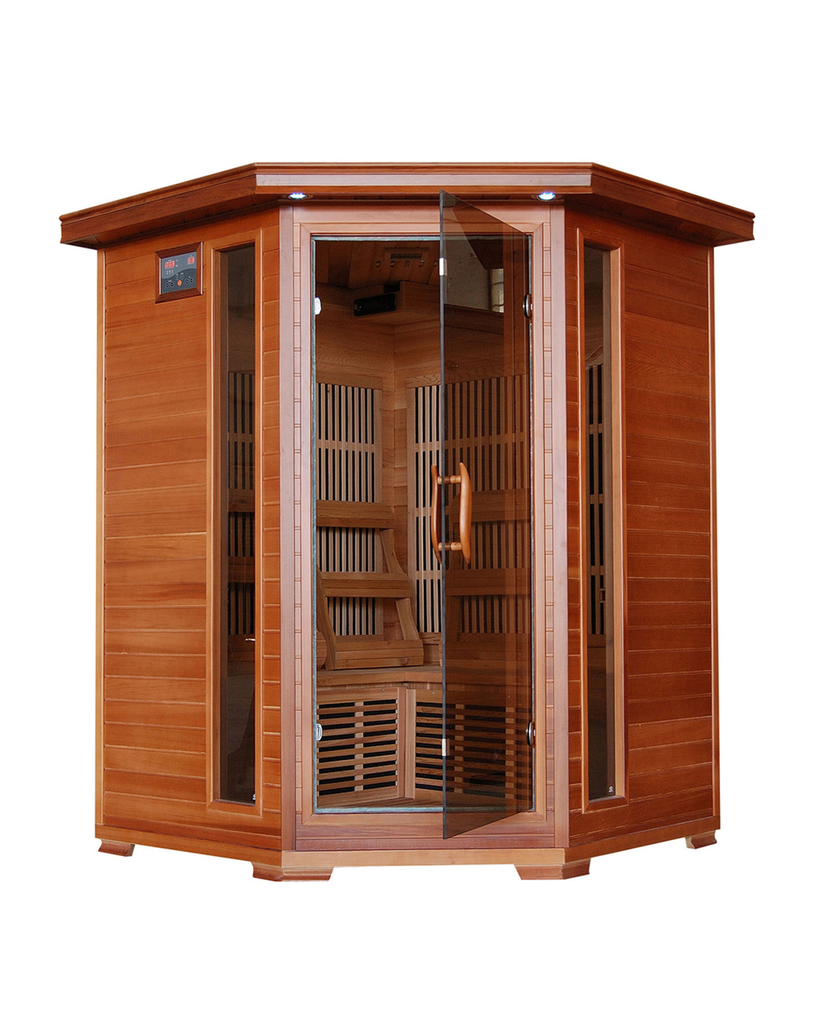 Hudson Bay 3-Person Cedar Corner Sauna