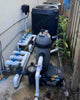 Jandy CS Filter in the middle 
Jandy JRT heat/cool heat pump in the back 
Jandy Flopro variable speed pump in front of the filter