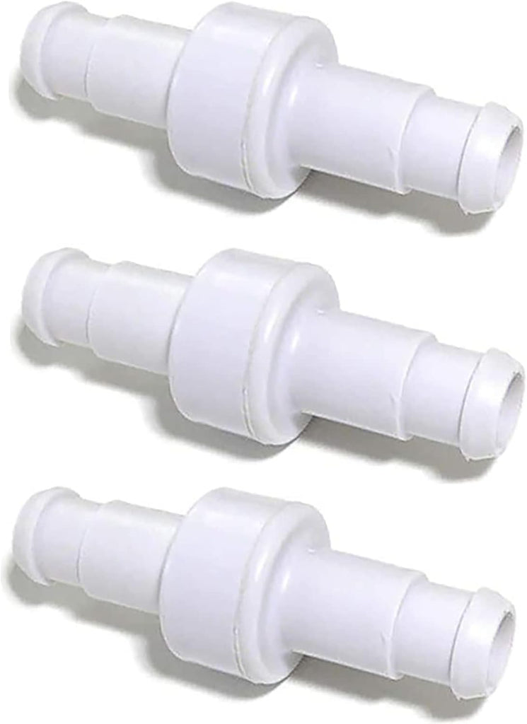 ATIE Pool Cleaner Feed Hose Swivel Compatible with Pentair Kreepy Krauly Legend Letro Platinum Pool Cleaner Feed Hose Swivel ED05 White (3 Pack)