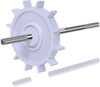 ATIE Pool Cleaner Turbine Drive Shaft Assembly C86/EC86 with Turbine Shaft Tubes C83/EC83 Replacement for Zodiac Polaris 280 Pool Cleaner and Pentair Legend/Platnium Pool Cleaners
