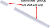 ATIE Pool Cleaner Turbine Drive Shaft Assembly C86/EC86 with Turbine Shaft Tubes C83/EC83 Replacement for Zodiac Polaris 280 Pool Cleaner and Pentair Legend/Platnium Pool Cleaners