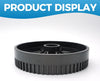 370406Z Wheel Replacement, Wide Wheel Without Bearings, for Pentair Kreepy Krauly Platinum Pool Cleaner, Grey