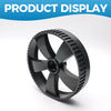 370406Z Wheel Replacement, Wide Wheel Without Bearings, for Pentair Kreepy Krauly Platinum Pool Cleaner, Grey