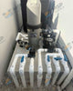 Jandy Purelink salt cell to the left 
Jandy CS Series filter in the middle
Jandy VSF Flopro pool pump to the right