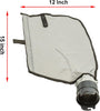 ATIE Pool Cleaner Gray Fine Mesh Bag with Hook and Loop Fastener Enclosure for Pentair Kreepy Krauly Legend, Platinum Pool Cleaner Debris Bags 360009/EU16G with Snaplock - Gray (2 Pack)
