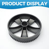 370406Z Wheel Replacement, Wide Wheel Without Bearings, for Pentair Kreepy Krauly Platinum Pool Cleaner, Grey