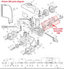 ATIE Pool Cleaner Turbine Drive Shaft Assembly C86/EC86 with Turbine Shaft Tubes C83/EC83 Replacement for Zodiac Polaris 280 Pool Cleaner and Pentair Legend/Platnium Pool Cleaners