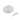 8" Round White Round Anti-Vortex Main Drain Flat Frame and Grate, Gunite - square crop