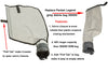 ATIE Pool Cleaner Gray Fine Mesh Bag with Hook and Loop Fastener Enclosure for Pentair Kreepy Krauly Legend, Platinum Pool Cleaner Debris Bags 360009/EU16G with Snaplock - Gray (2 Pack)
