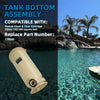 178560 Tank Bottom Housing Assembly,Tank Body Compatible with Pentair Clean & Clear Cartridge Filters 150/200 Square Feet