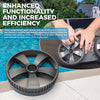 370406Z Wheel Replacement, Wide Wheel Without Bearings, for Pentair Kreepy Krauly Platinum Pool Cleaner, Grey