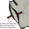 ATIE Pool Cleaner Gray Fine Mesh Bag with Hook and Loop Fastener Enclosure for Pentair Kreepy Krauly Legend, Platinum Pool Cleaner Debris Bags 360009/EU16G with Snaplock - Gray (2 Pack)