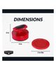 Hathaway Pro-Series Air Hockey 4" Striker & 3" Puck Set - Red