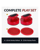Hathaway Pro-Series Air Hockey 4" Striker & 3" Puck Set - Red