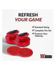 Hathaway Pro-Series Air Hockey 4" Striker & 3" Puck Set - Red