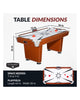 Hathaway Midtown 72-in Air Hockey Table with LED Scoring