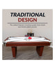 Hathaway Midtown 72-in Air Hockey Table with LED Scoring