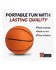 Hathaway 7-in Mini Basketball - Rubber, Orange, Indoor/Outdoor
