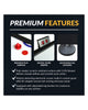 Hathaway Patriot 60-in Air Hockey Table with LED Scoring