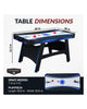 Hathaway Bandit 60-in Air Hockey Table with Tennis Top