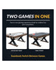 Hathaway Excalibur 72-in Air Hockey Table w/ LED Scoring & Tennis Top