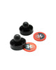 Hathaway Air Hockey Striker & Puck Set - Black and Orange
