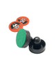 Hathaway Air Hockey Striker & Puck Set - Black and Orange