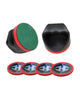 Hathaway Air Hockey Striker & Puck Set - Black & Red