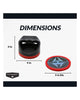 Hathaway Air Hockey Striker & Puck Set - Black & Red