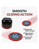 Hathaway Air Hockey Striker & Puck Set - Black & Red