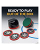 Hathaway Air Hockey Striker & Puck Set - Black & Red