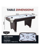 Hathaway Midtown II 6-ft Air Hockey Table - LED Scoring, Cherry