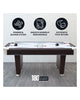 Hathaway Midtown II 6-ft Air Hockey Table - LED Scoring, Cherry