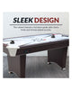 Hathaway Midtown II 6-ft Air Hockey Table - LED Scoring, Cherry
