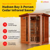 Hudson Bay 3-Person Cedar Corner Sauna