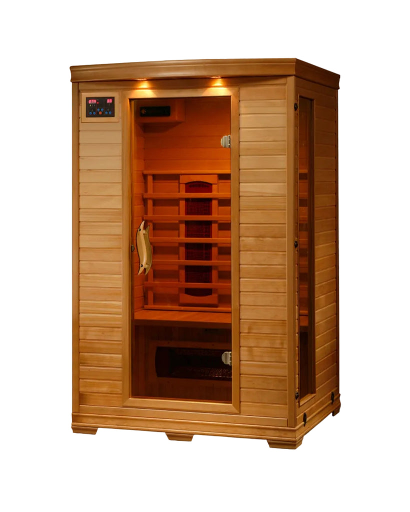 Coronado 2-Person Hemlock Deluxe Ceramic Sauna