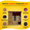 Monticello 4-Person Hemlock Sauna