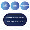Above Ground Pool Leaf Net Cover