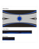 Hathaway Bandit 60-in Air Hockey Table with Tennis Top