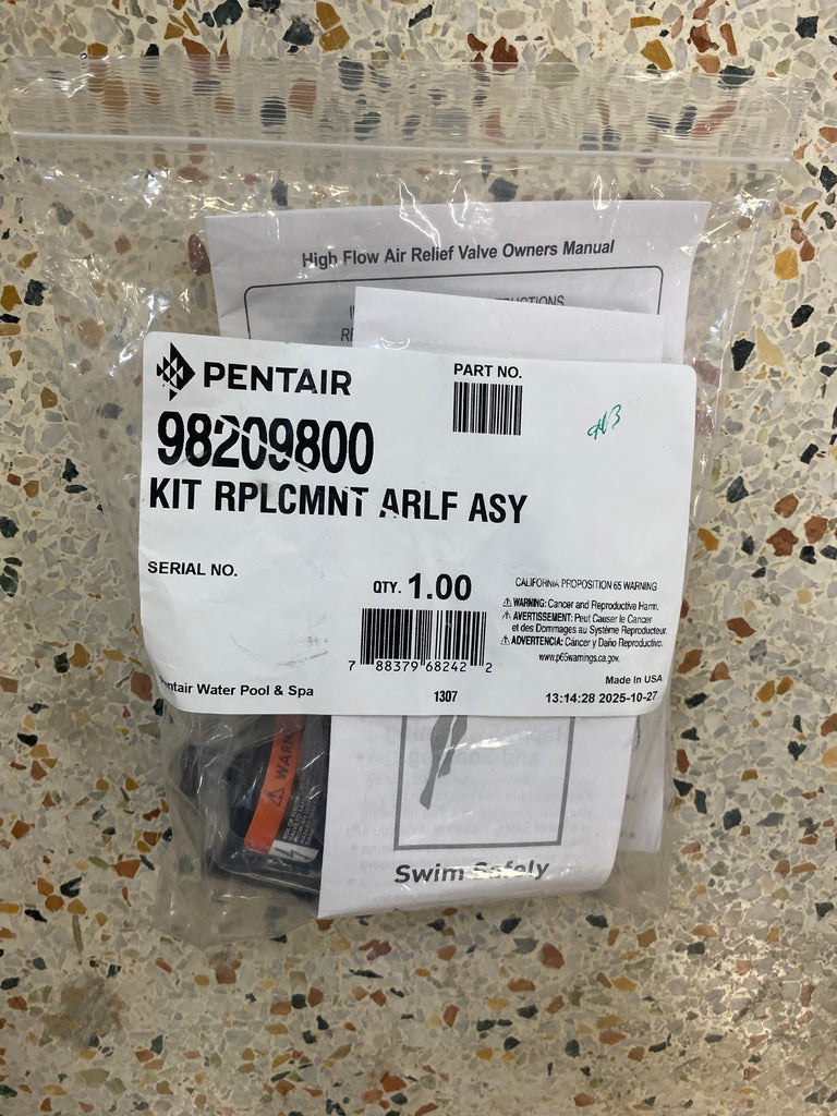 Filter Air Relief Valve Assembly with Pressure Gauge 98209800
