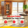 2-Person Hemlock Premium Infrared Sauna with 6 Carbon Heaters