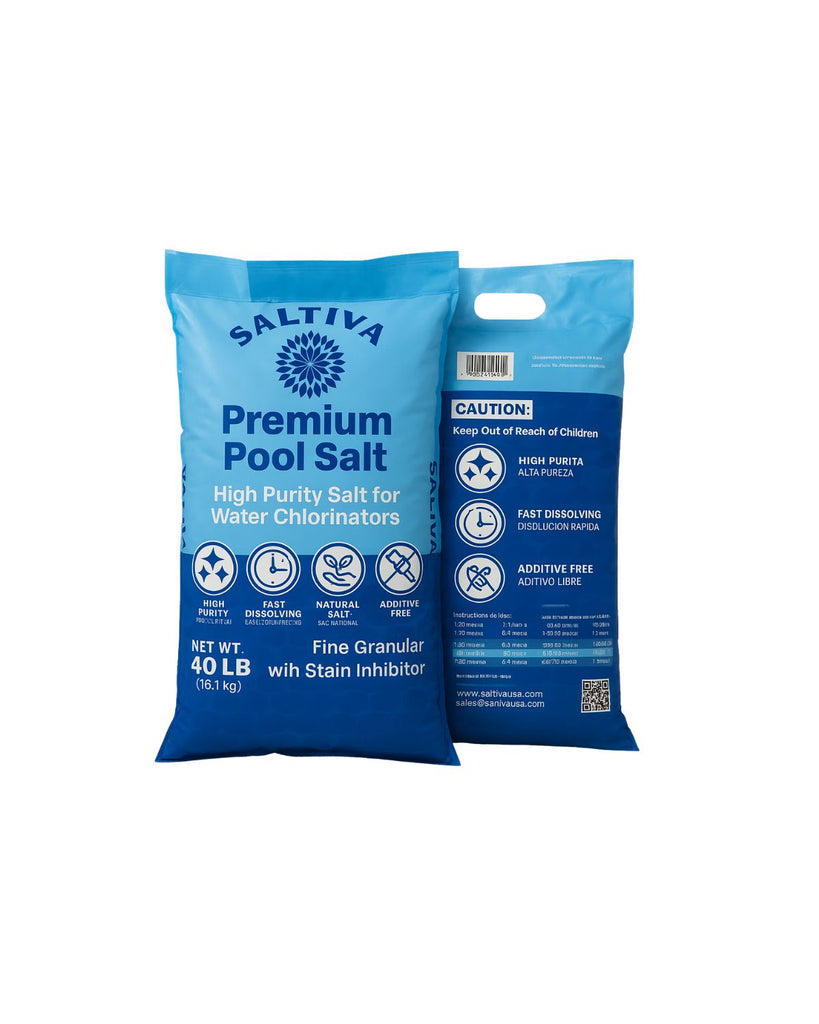 Saltiva Premium Pool Salt - 40LB Saltiva